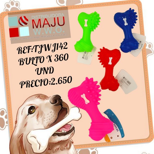 Juguete Para Mascota Forma Hueso Con Sonid