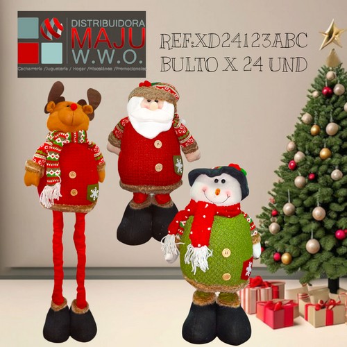 Muñeco De Navidad Patas Largas Personaj