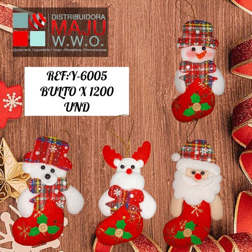 Colgantes Navidad Tradicionales X12Pcs