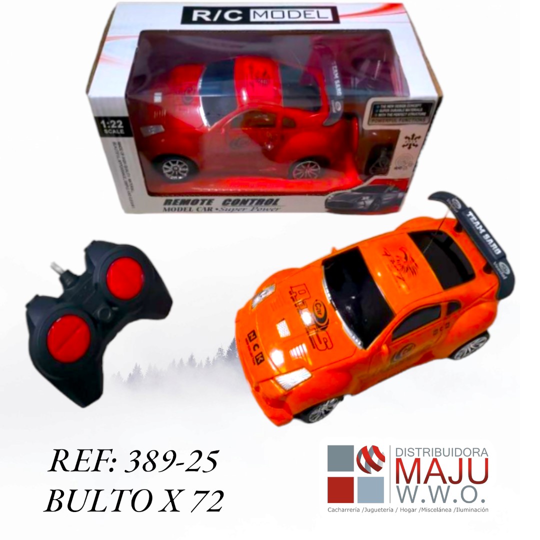 Carro Deportivo Varios Colores Con Control