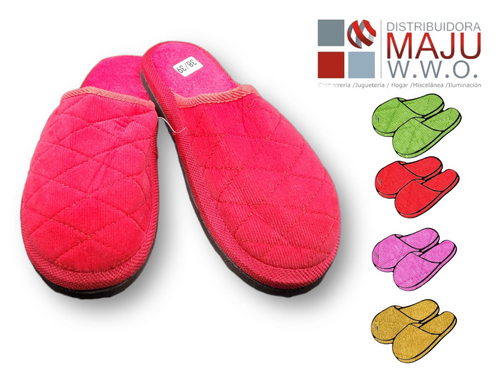 Pantuflas Diseños Y Colores Varios 38/39,40