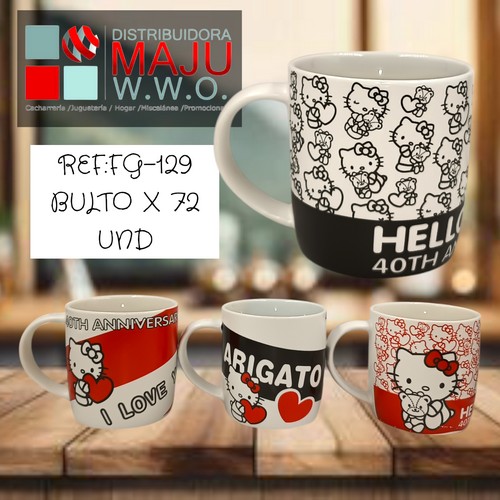 Pocillo Ceramico Gato Japones Con Mensajes