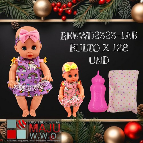 Muñeca Con Accesorios En Bolsa