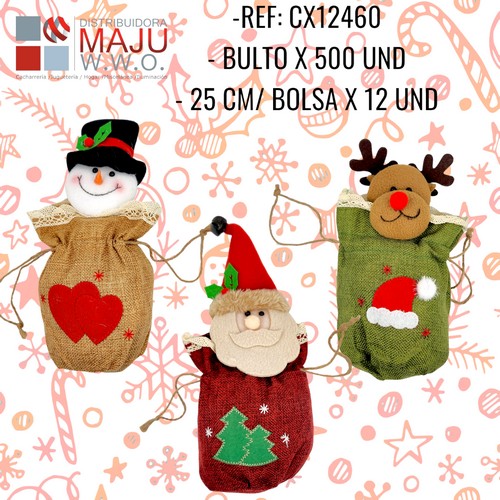 Bolsa Decorativas De Navidad Surtidas Bols