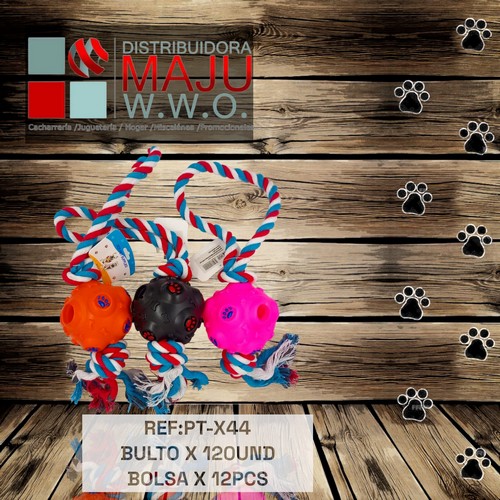 Juguete Para Mascota Bola Con Hueca Con Cu