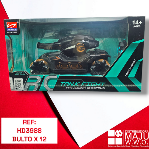 Carro Tanque De Tiro Con Bateria Recargable