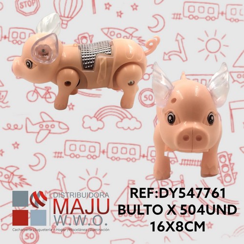 Cerdito Con Luces Y Sonido(Requiere Pilas