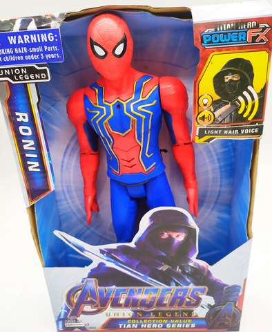 Muñeco Heroes En Caja Con Luz Y Sonido