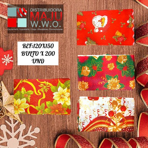 Mantel Navide?O Motivos Varios De 120X150C