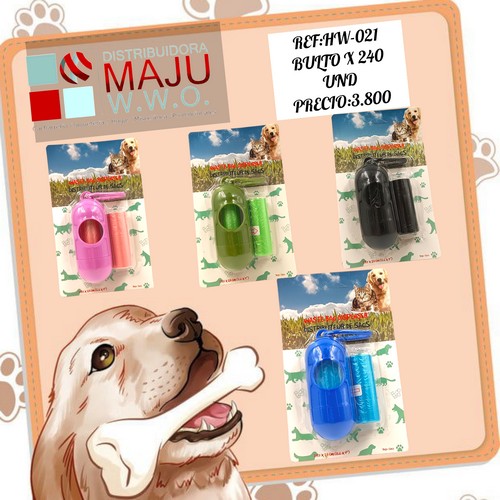 Bolsa Para Mascota Con Dispensador Blister