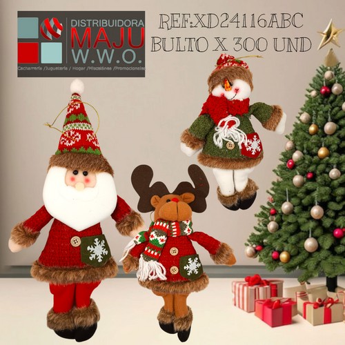 Muñecos Nanvideños Para Chimenea O Pie
