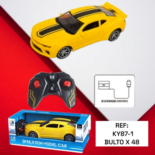 Carro Para Niños Deportivo A Control Remoto