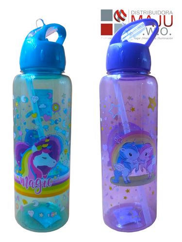 Botilo De Unicornios Y Estrellas De 700Ml