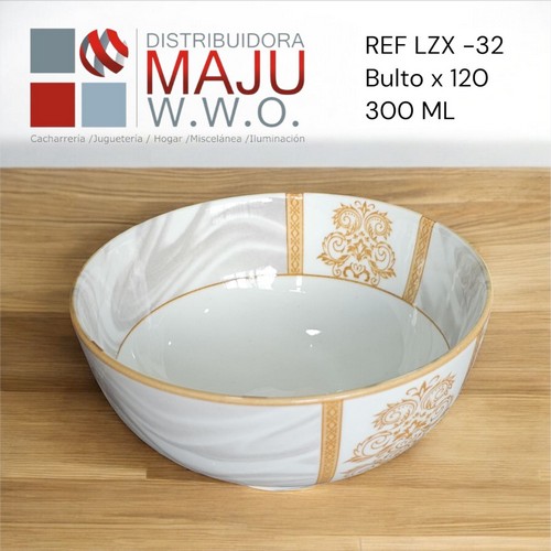 Taza Con Bordados Dorados Y Figuras Ceramic