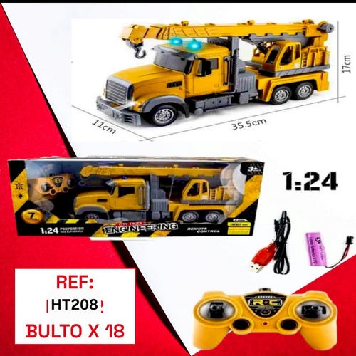 Carro Para Niños De Construccion Gancho A Co
