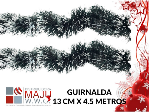 Guirnalda Punta Verde Esponjosa De 13Cmx4.5