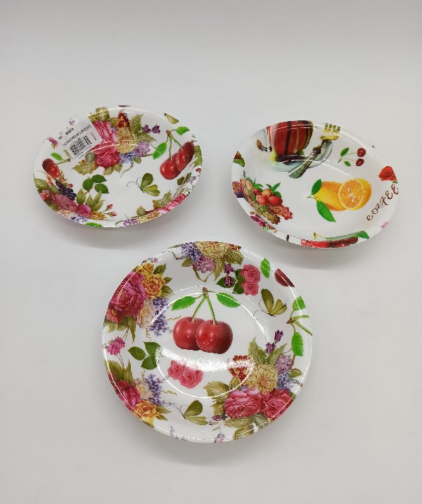 Bandeja Plastica Radio 16 Cm X Alto 3 Cm