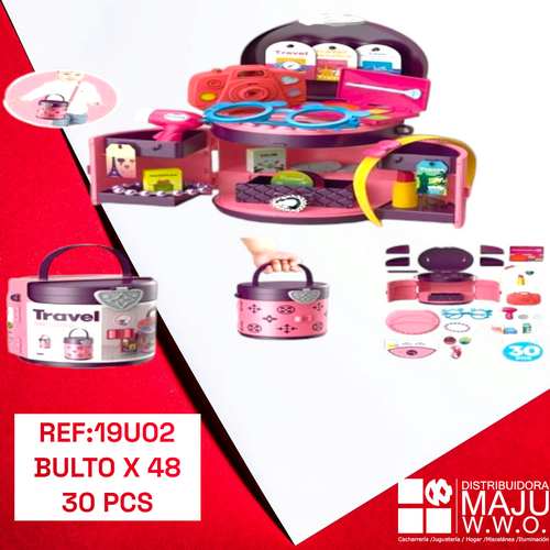 Juguete Set De Viaje Con Accesorios De Belle