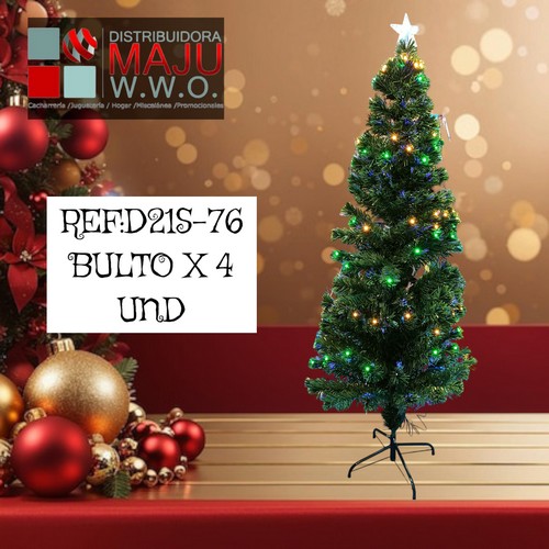 Arbol Navidad 180Cm Fibra Verde