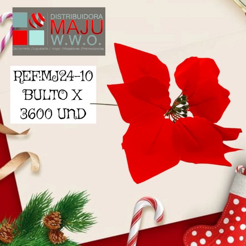 Pin Decoracion Navidad Flor