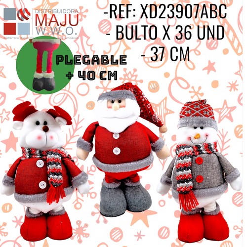 Muñeco De Navidad Patas Largas Mediano