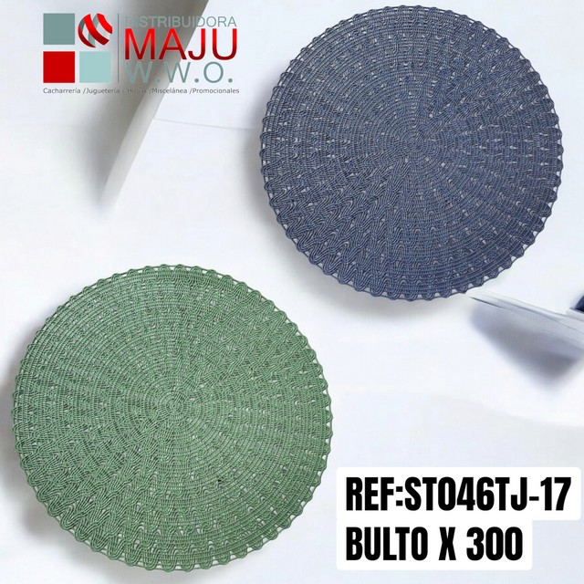 Individual Para Mesa En Pvc De 38Cm Col