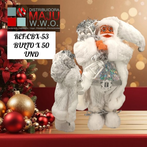 Papa Noel Polar De 36X18Cm