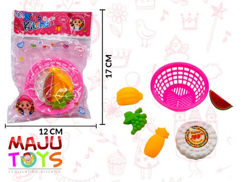 Mini Set De Cocina Canasta Frutas