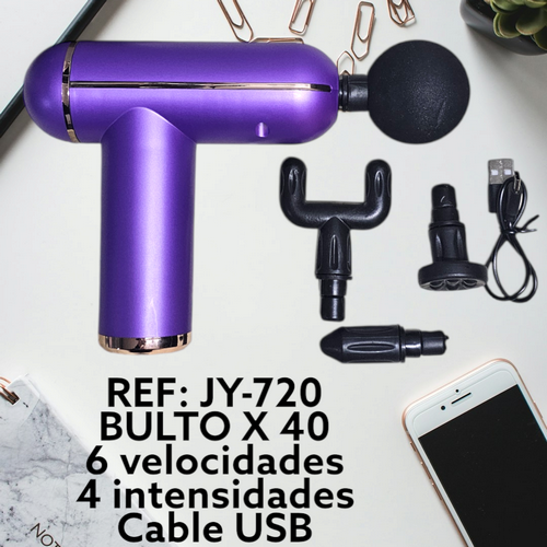 Masajeador 6 Velocidades 4 Intensidades Con