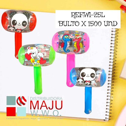 Martillo Inflable En Varios Diseños Con Luc
