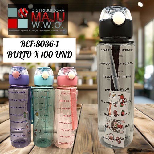 Botilo Con Frases Colores De 700Ml