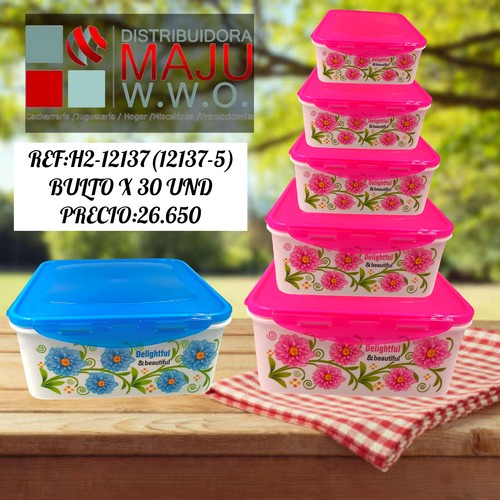 Recipiente De Comida X5 2900 2000 1400 60