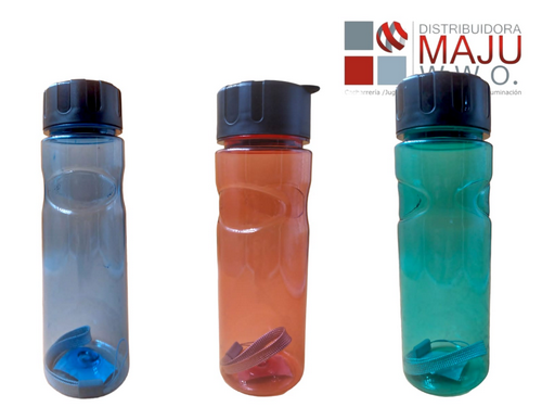 Botilo Plastico Colores Trasnparentes