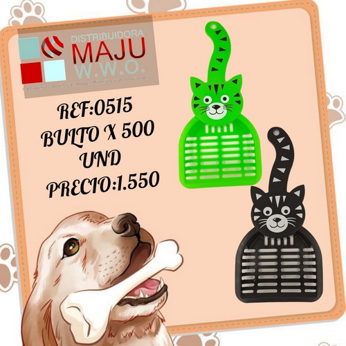 Recogedor Para Mascota Cara Gato 27 X 12 Cm