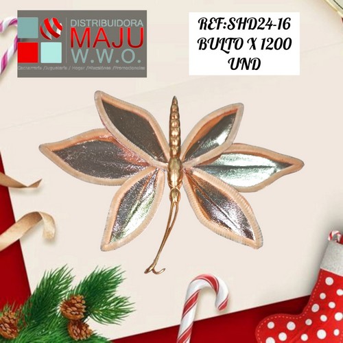 Pin Flor Mariposa De 21Cm