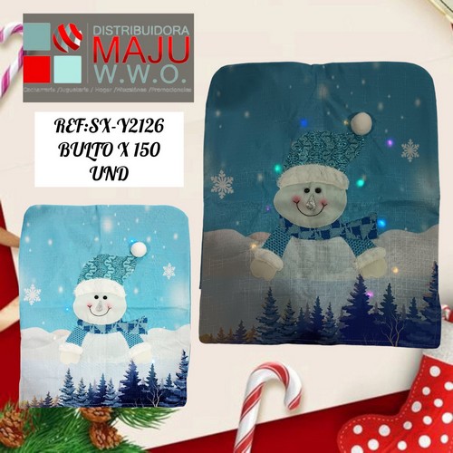 Decoracion Navidad Para Silla Con Luz 30