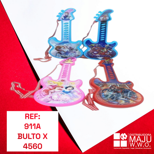 Guitarra Con Hologramas En Bolsa (Requiere Pi
