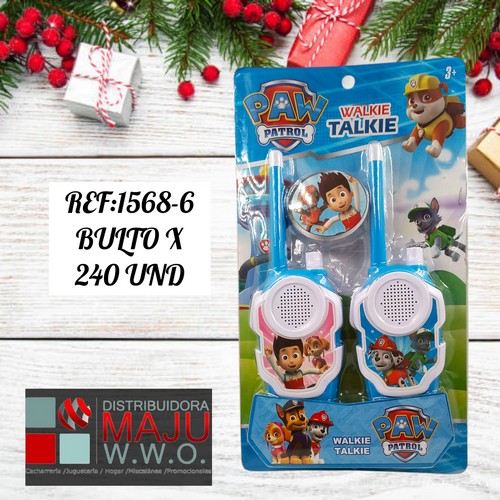 Walkie Talkie Comunicador Patrulla Canina(R