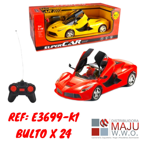 Carro Para Niños Estilo Ferrari Puertas M