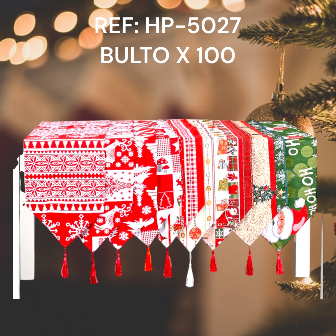Mantel Navideño En Diseños Varios