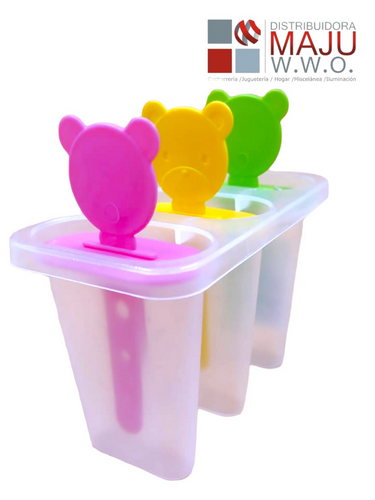 Molde Para Paletas X3 Palo Osito