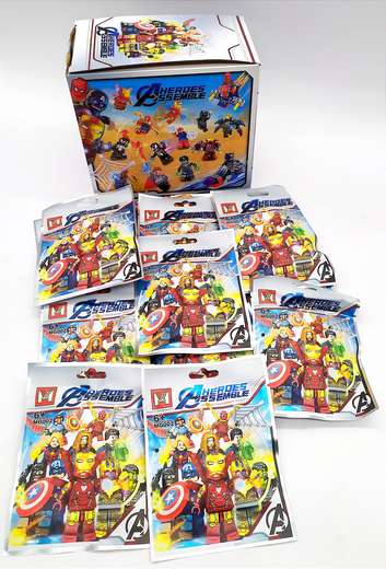 Legos De Super Heroes 24 Pcs Varios Modelos