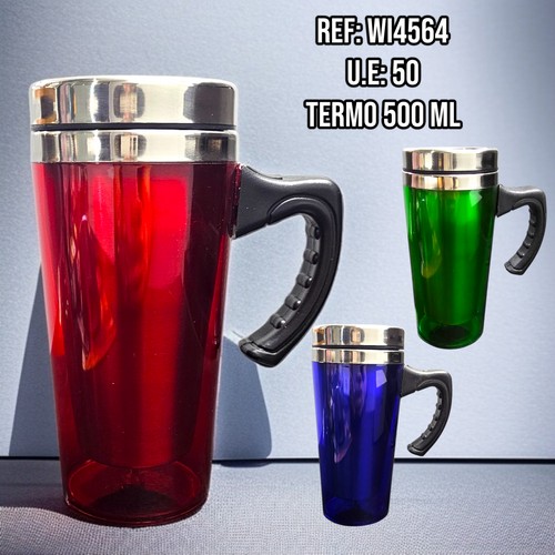 Termo Con Oreja De 500Ml Colores Metalizado