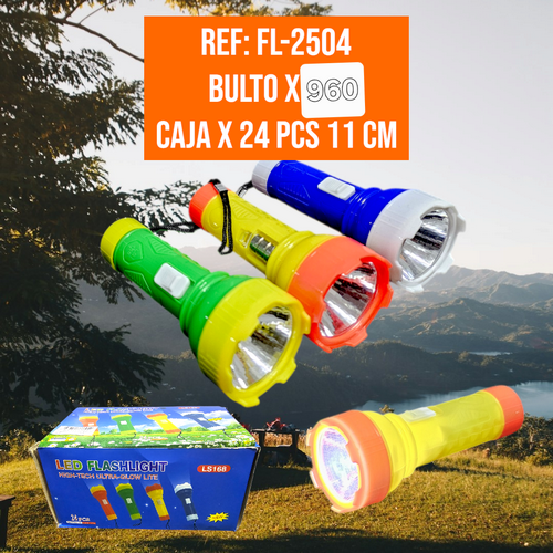 Linterna Caja X24 Pcs Colores Varios 11 Cm