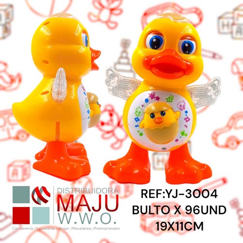 Yj-3004 Pato Musical Con Luz Movimiento (Requiere