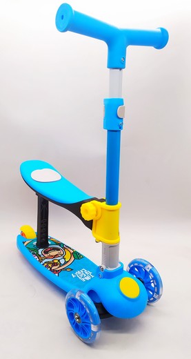 Juguete Patineta Con Mango