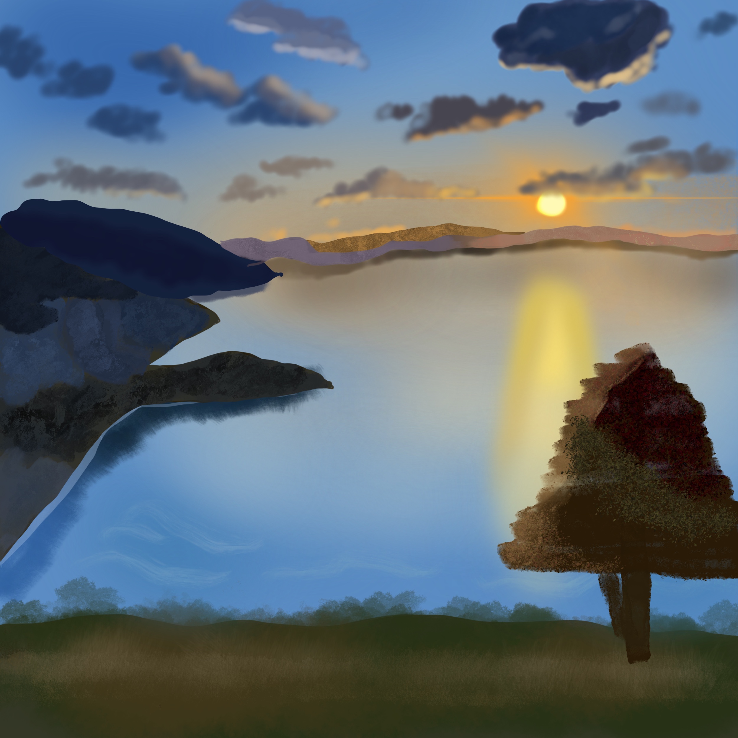 Ambiance At Sunset