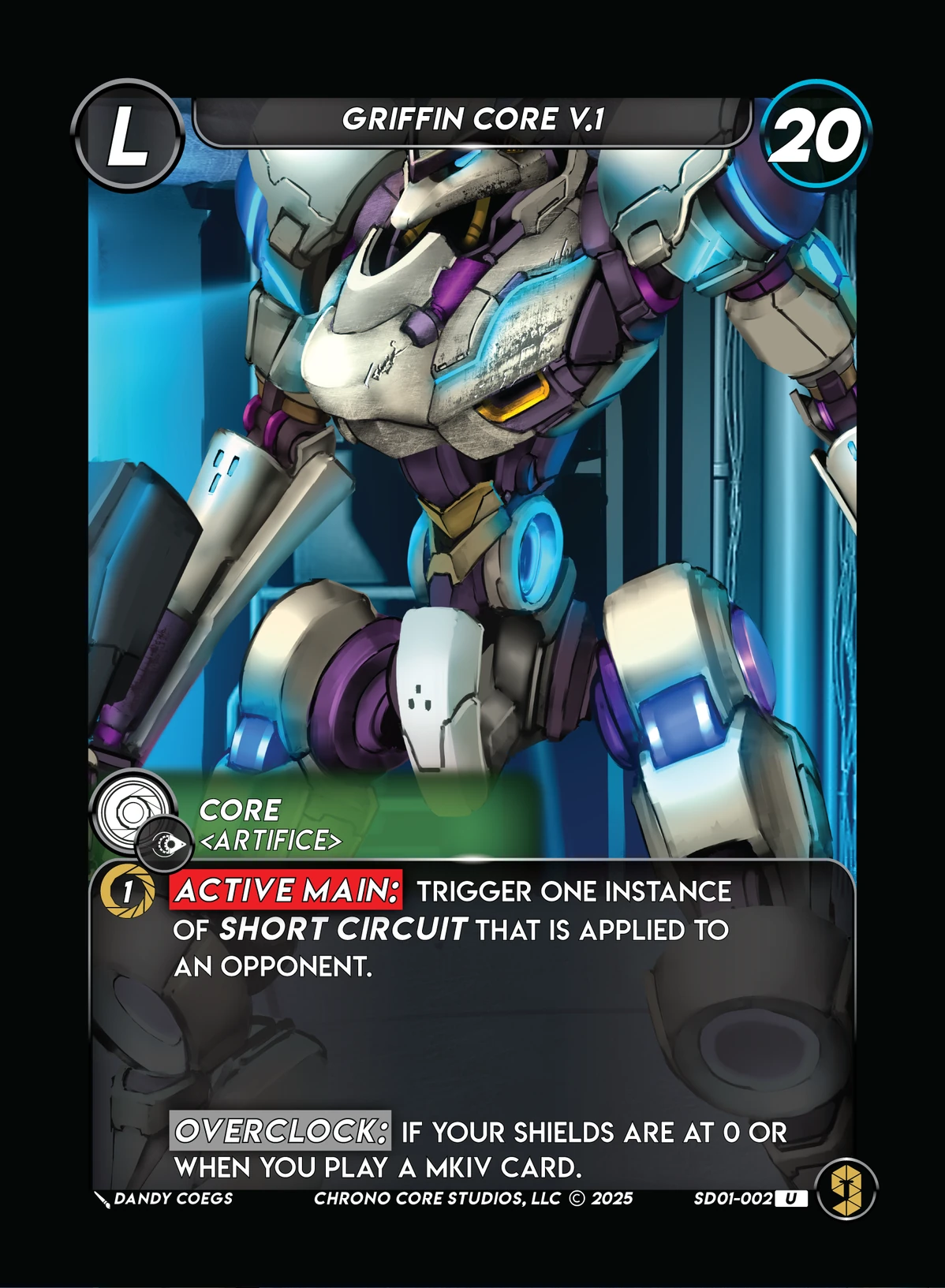 Griffin Core V.1 &mdash; Chrono Core TCG card