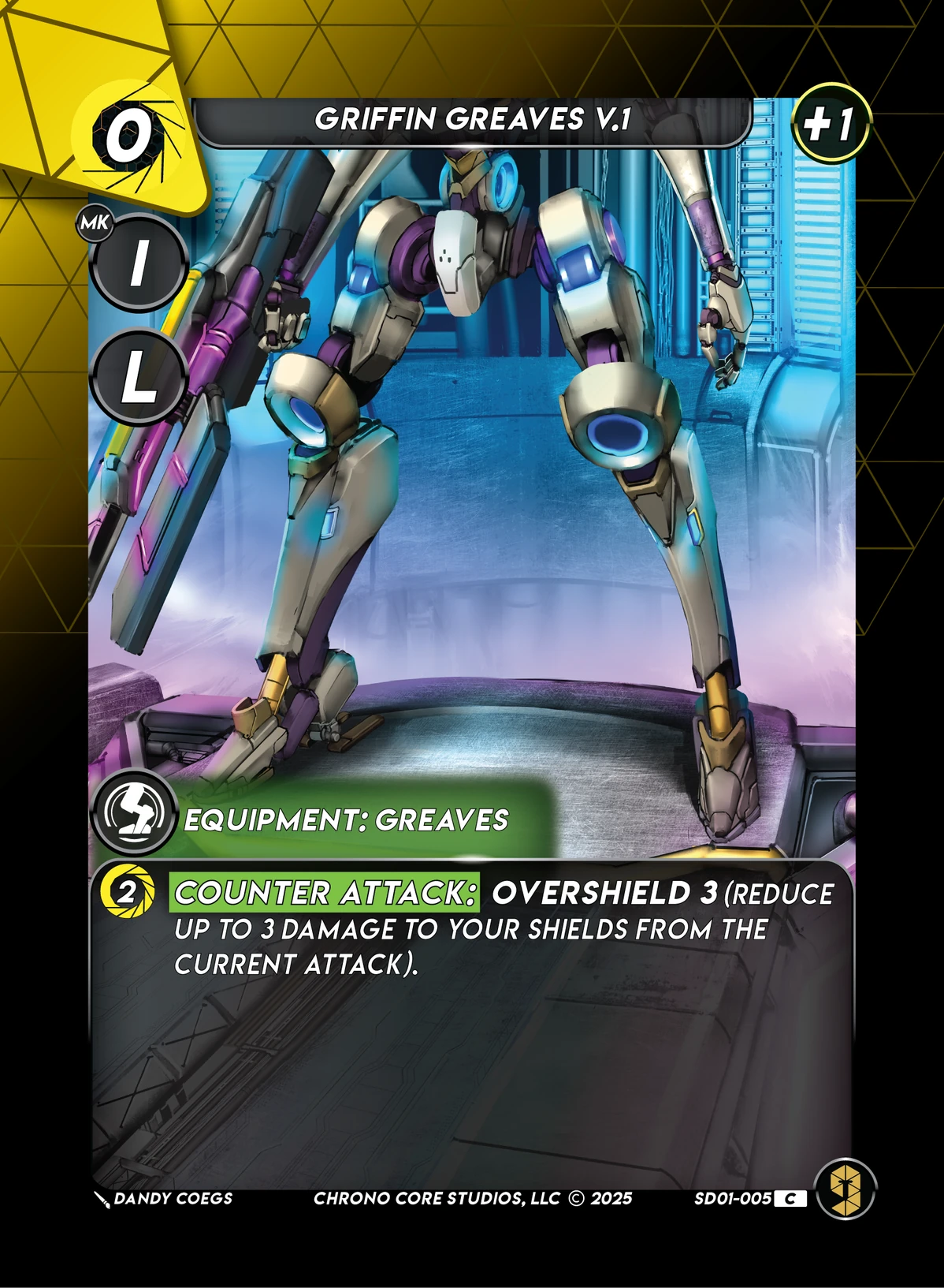 Griffin Greaves V.1 &mdash; Chrono Core TCG card
