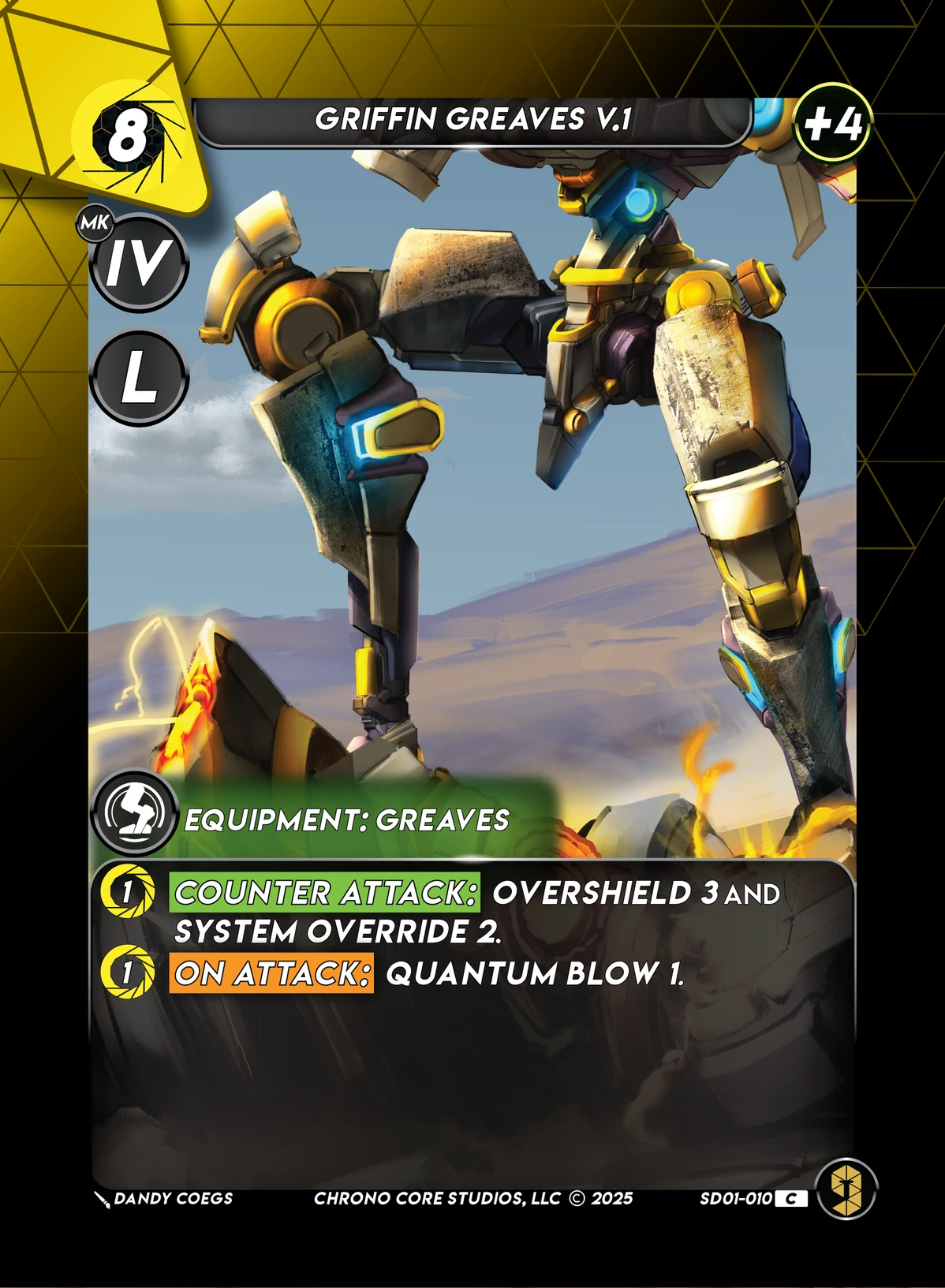 Griffin Greaves V.1 &mdash; Chrono Core TCG card